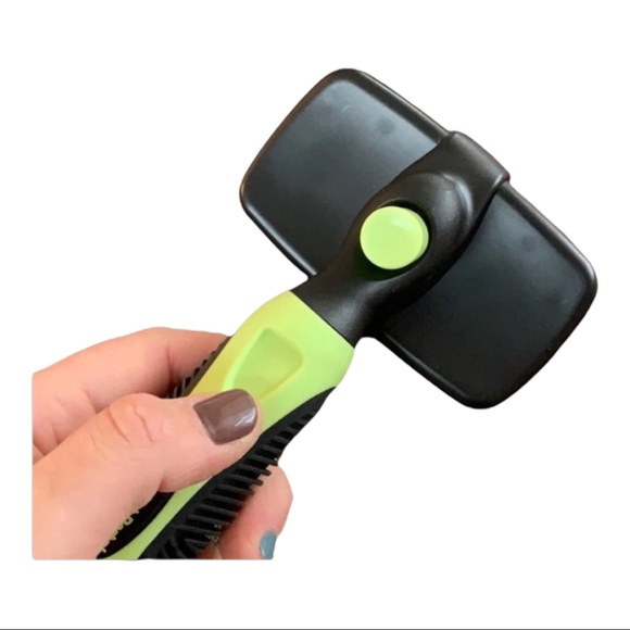 💕HP💕Purple dog collar and green dog brush bundle - Picture 4 of 8